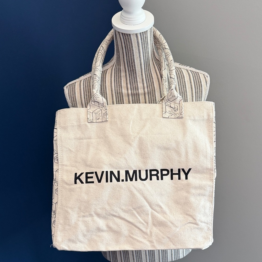KEVIN.MURPHY Beige Canvas Tote